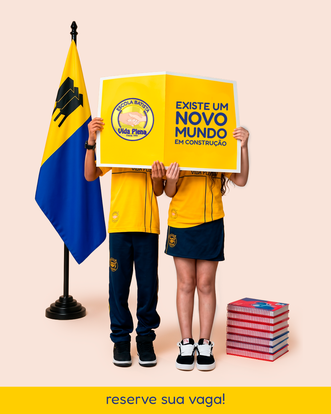 Existe um Novo Mundo em Construção - Reserve sua vaga - Escola Batista Vida Plena